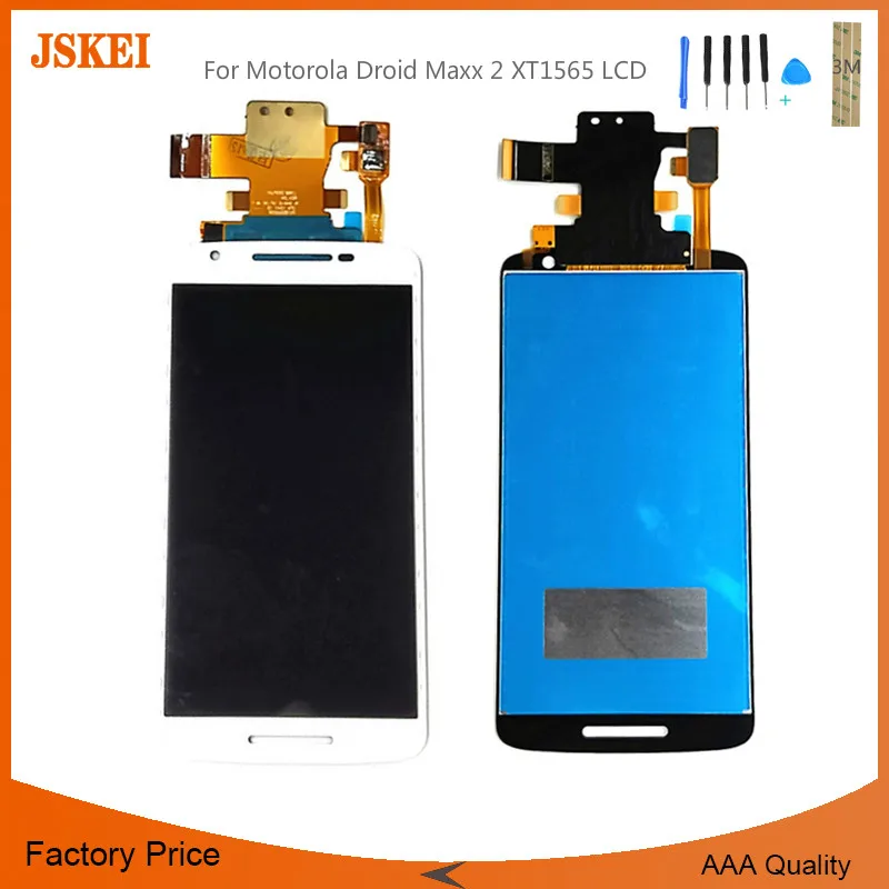 

5.5" For Motorola Droid Maxx 2 XT1565 LCD Display With Touch Screen Digitizer Replacement 100% Tested + Free Tools
