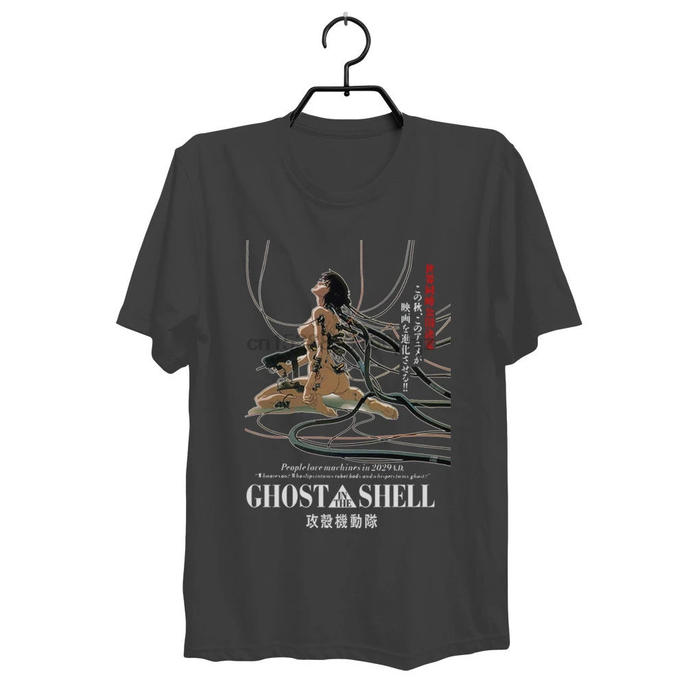 

2019 Short Sleeve Cotton Man Clothing Ghost In The Shell T-shirt Anime Classic Japanese Akira Free Shipping T Shirt