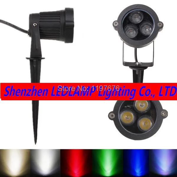 Lâmpada do Gramado Jardim ao ar Led Flood Spotlight 9 w Impermeável Livre Luzes Branco Vermelho Verde Azul Dc12v - Ac110v 220 v 1 Cheap Luminárias gramado