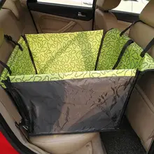 Новая печать водонепроницаемый ткань Оксфорд двойной заднее сиденье протектор чехол для домашних животных кошки собаки