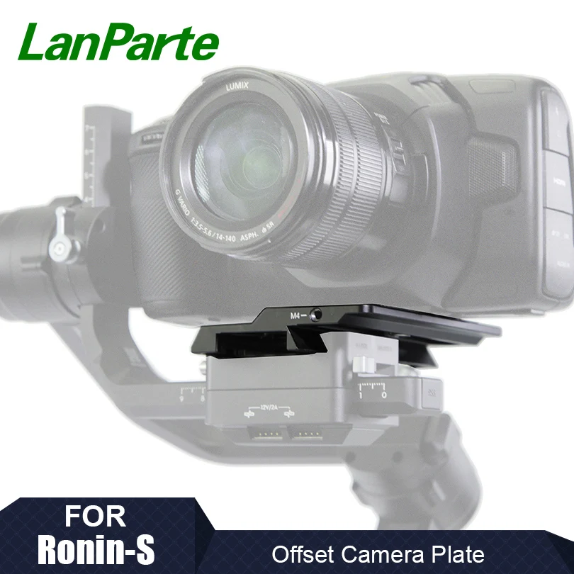 Lanparte Ronin S Offset Camera Plate for BMPCC 4K for Blackmagic for