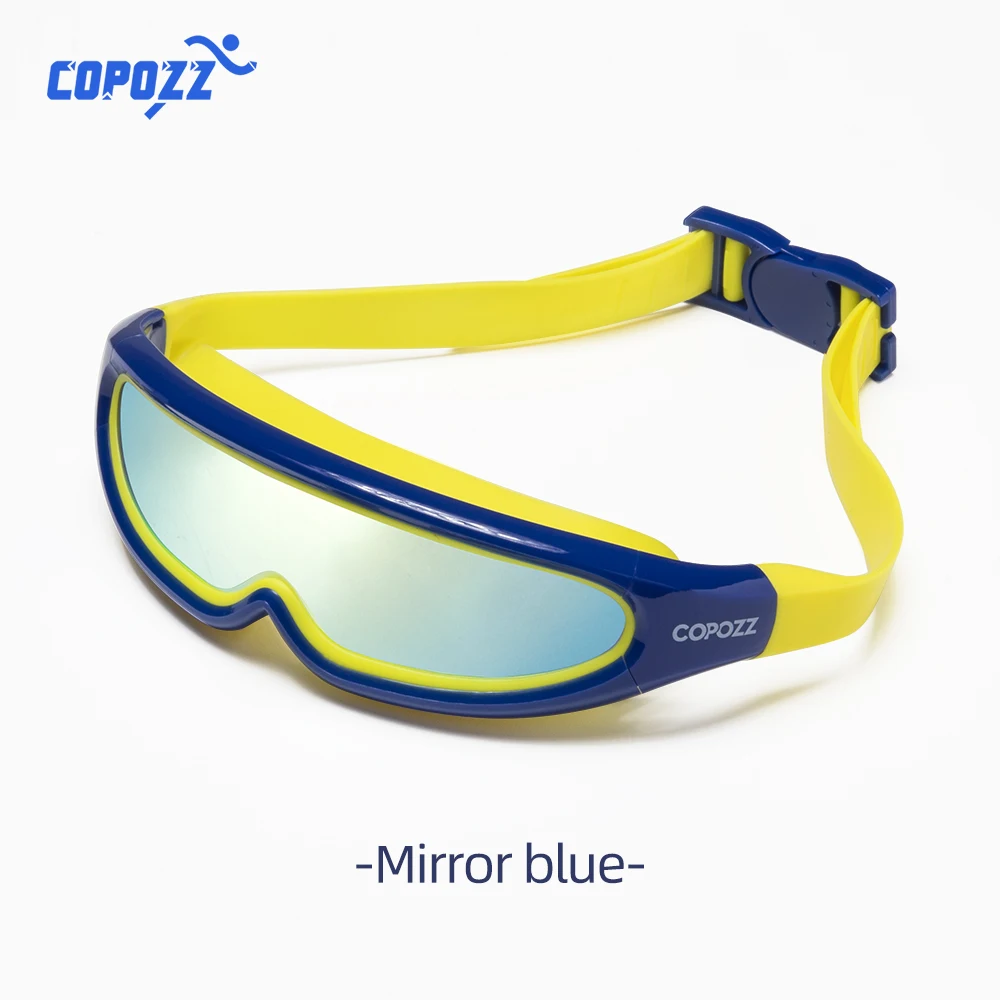 COPOZZ Детские плавающие противотуманные очки Водонепроницаемые Детские подростковые крутые очки для плавания цельные очки для плавания для мальчиков и девочек