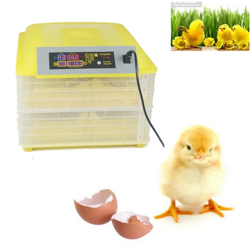 

96 Eggs Incubator Digital Temperature Control Automatic Chicken Incubator egg-Turning Hatcher Incubation Tools Supplies