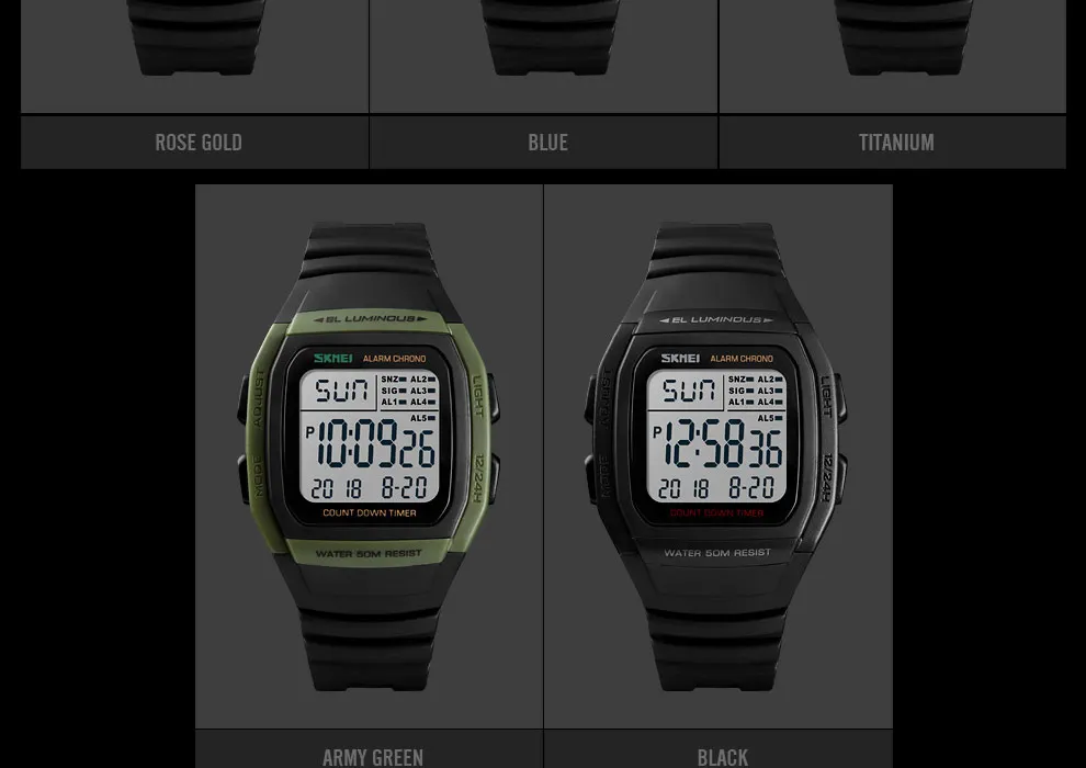 Luxury Brand SKMEI 1278 Men Analog Digital Sport Watches Men's Military Watch Man Digital Watch Relogio Masculino