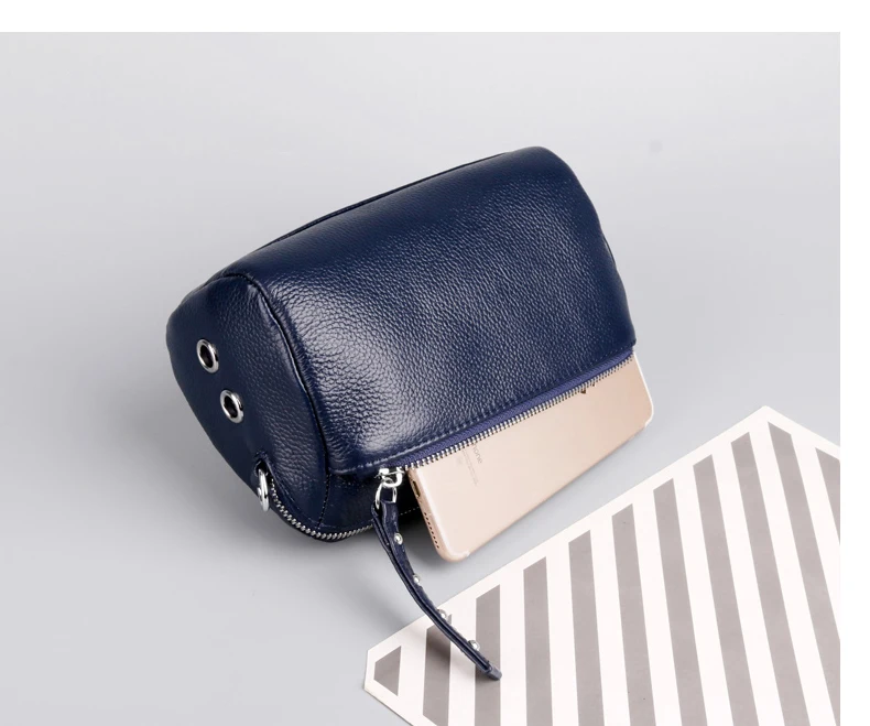 de couro genuíno bolsa ombro embreagem feminina