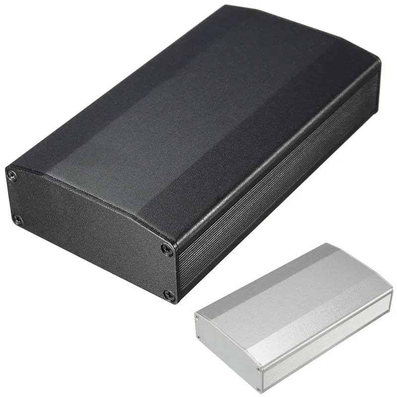 Алюминиевый Чехол-коробка для монтажной платы, электрический соединитель, DIY Shell Shied корпус для электронных блоков питания