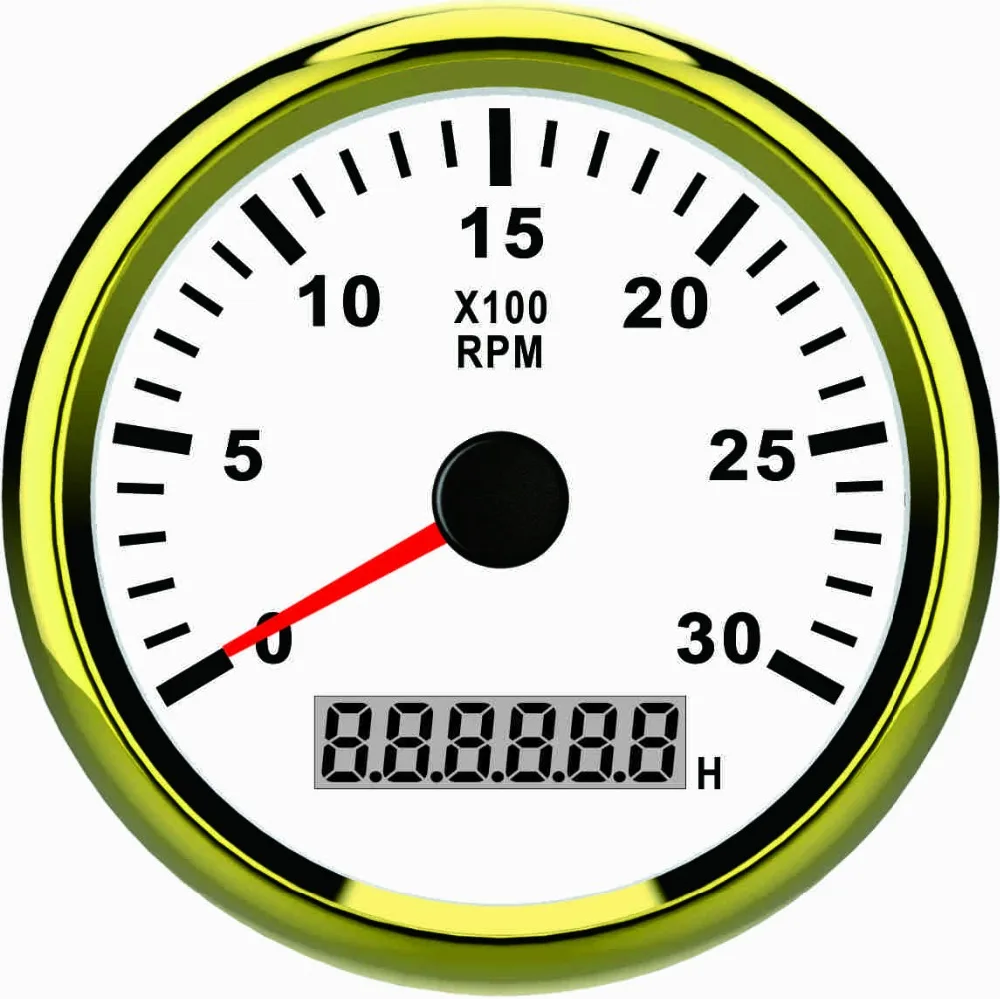 85 mmtachometer 0-3000 об/мин 12 V 24 V с Подсветка