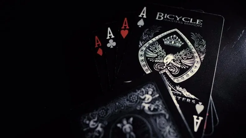 Тени мастера велосипед Shadow Master игральная карта черная колода от Ellusionist креативный Волшебный покер магия
