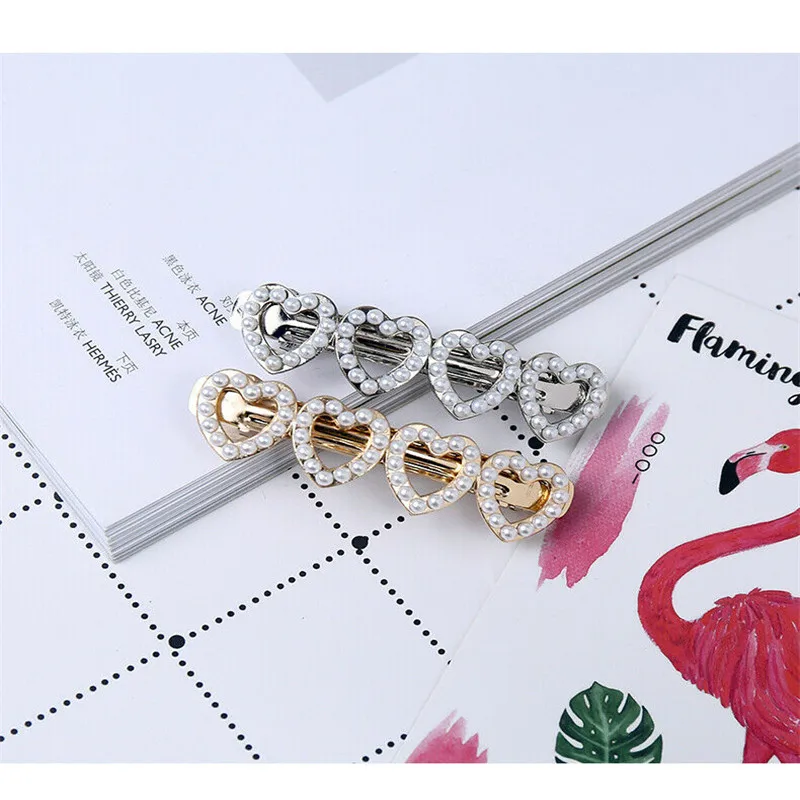 Women Girls Bling Crystal Rhinestone Hair Clip Slide Barrette Hairpins Headwear