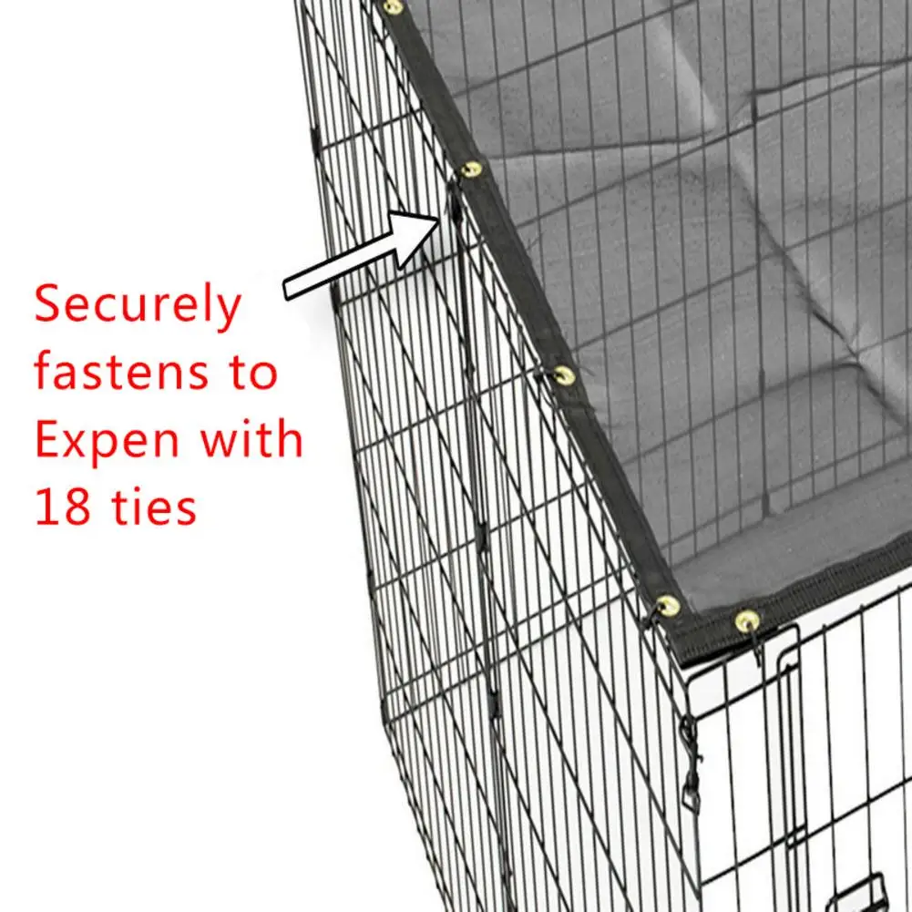 Контейнер клетка для собак, покрытие для домашних животных, защита от солнца, защита от ультрафиолетовых лучей, уличная собачья Конура, защитная крышка, прочная, подходит для уличных собачьих заборов