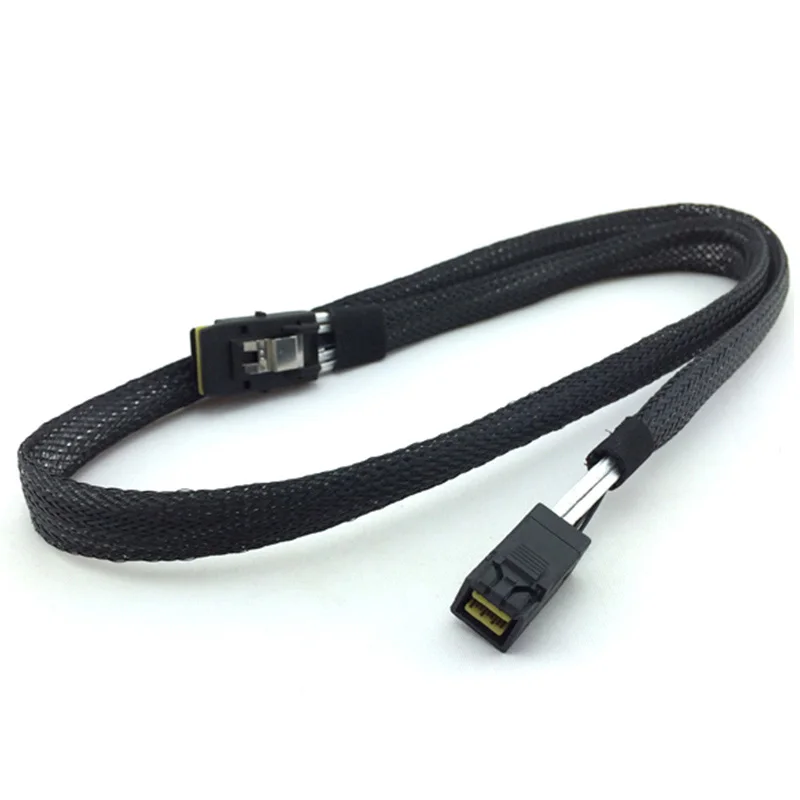 

Free Shipping 65CM MiniSAS SFF-8643 to SFF-8087 Data Cable Internal SAS Card Connect Backplane