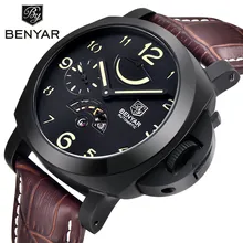 Top Brand Luxury Men s Sports Watch Auto Mechanical Leather Watch Stainless Steel Case Auto date