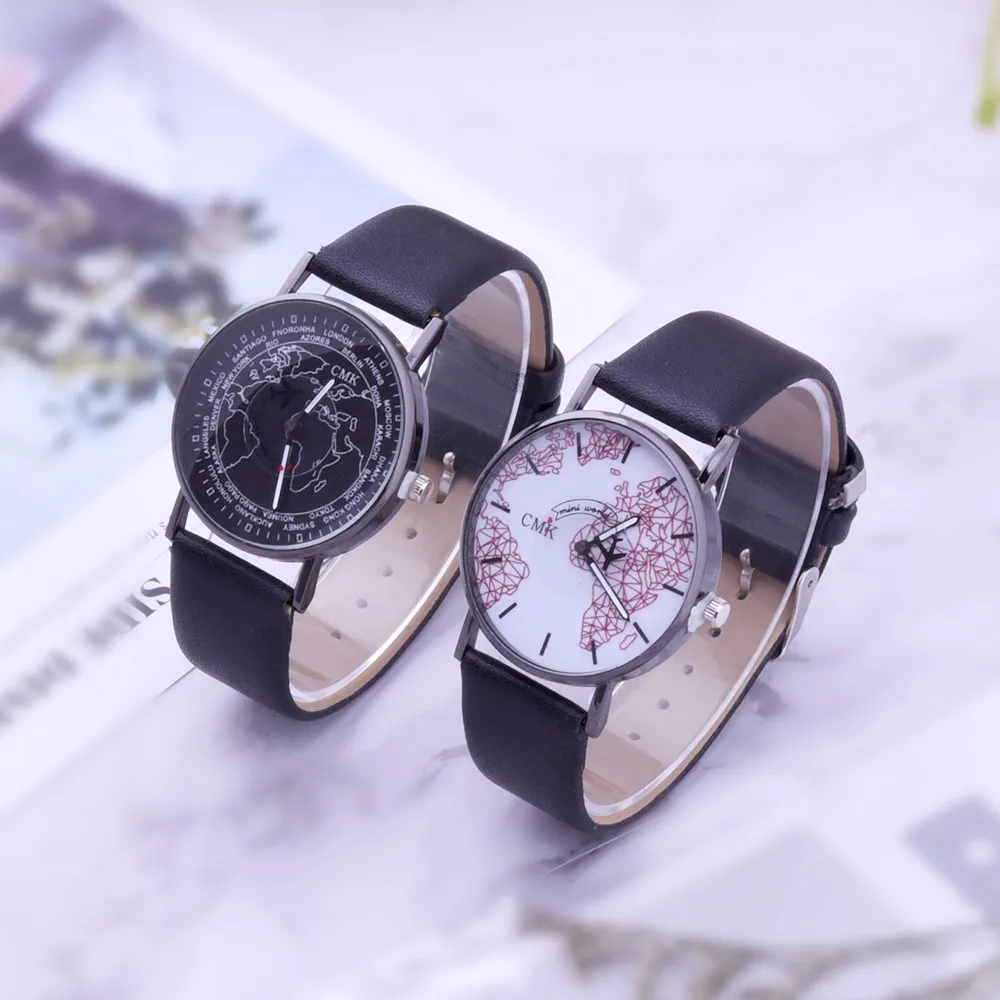 Fashion Women's Watch fashion time With World Map Quartz Watch For Gift who you love For 2018 Ladies Fashion Clock Fashion Women's Watch fashion time With World Map Quartz Watch For Gift who you love For 2018 Ladies Fashion Clock
