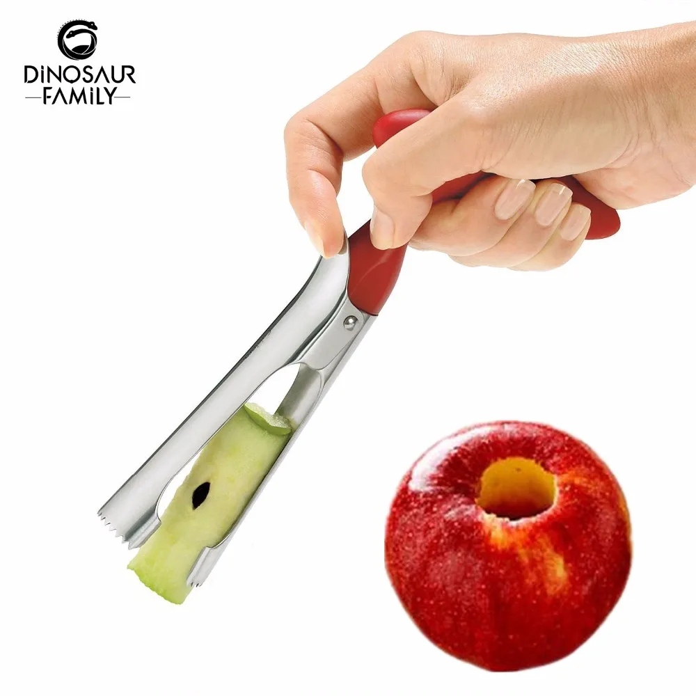 높은 품질 코어 리무버 과일 야채 배 애플 Corer 쉬운 트위스트 스테인레스 스틸 주방 도구 가젯 과일 시더apple
