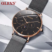 Часы для мужчин водонепроницаемые Модные Авто Дата relogio masculino montre homme высокое качество Япония кварцевые часы розовое золото женские часы