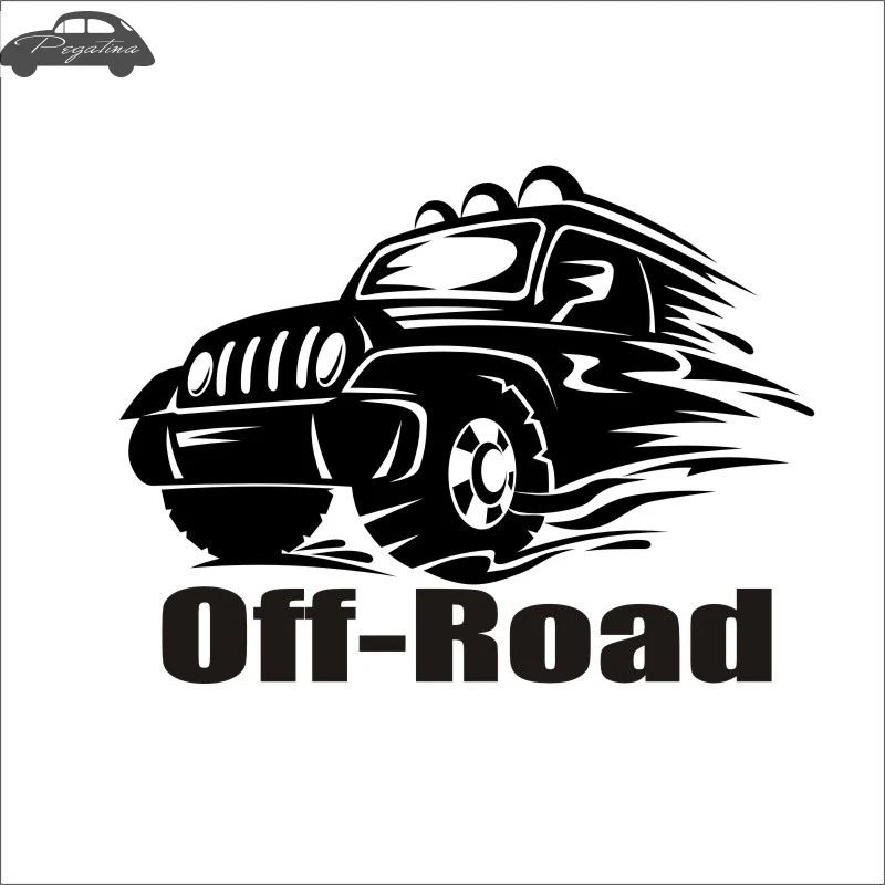 Pegatina Car 4x4 Off Road Racing Flag SUV Service Sticker Car Decal Posters Vinyl Wall Decor Mural Sticker