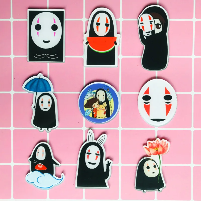 

1Pcs Harajuku Lovely Cartoon No Face Man Brooches Pins Badges For Women Backpack Decoration Badges Clothes Icon Brooch