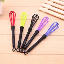 5 Colors Professional Salon Hairdressing Dye Cream Whisk Plastic Hair Mixer tool Stirrer Hair Care Styling Tools 5PCS/Set Barber