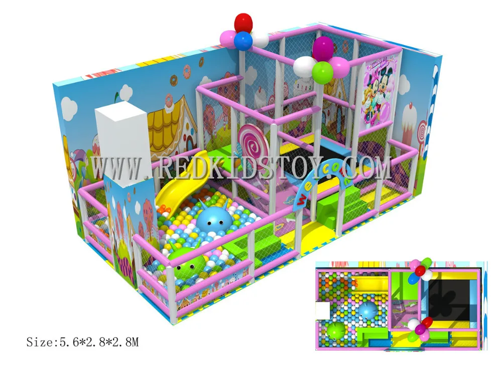 

Nursery Indoor Soft Play Set CE Certificated Children Indoor Playground HZ-5825b