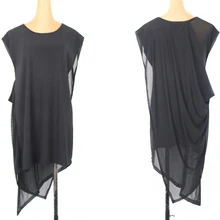 Латинское танцевальное платье Дамское черное свободное Сетчатое трикотажное женское Румба ча-ча Самба Сальса одежда для танго взрослых для занятий танцами одежда DN3572