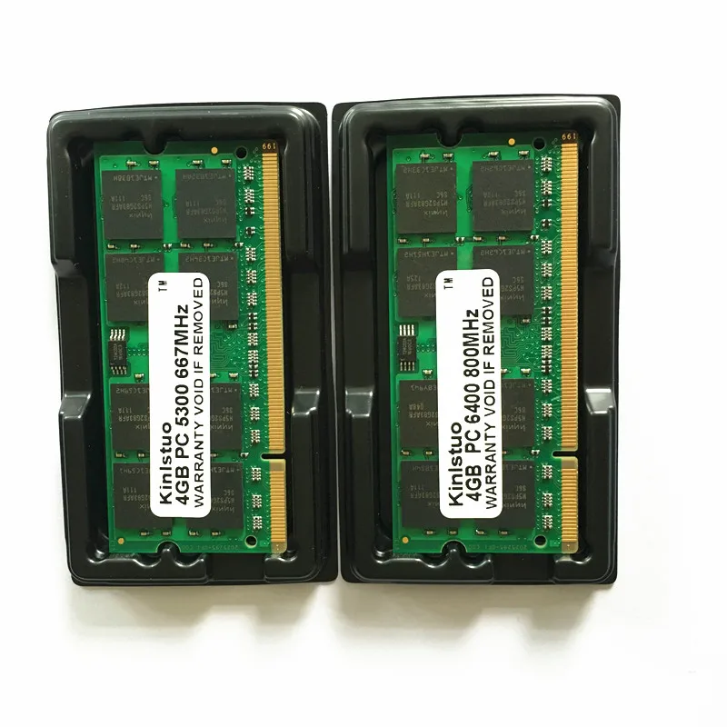 Оперативная память ddr2 4 Гб 667 pc2 5300 МГц so dimm оперативная 800 6400 533 4200 sdram 200PIN|memoria ram