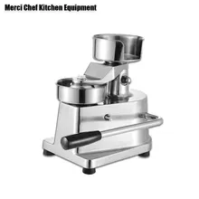 ITOP 100mm-130mm Manual Hamburger Press Burger Forming Machine Round Meat shaping Aluminum Machine Forming Burger Patty Makers ITOP 100mm-130mm Manual Hamburger Press Burger Forming Machine Round Meat shaping Aluminum Machine Forming Burger Patty Makers