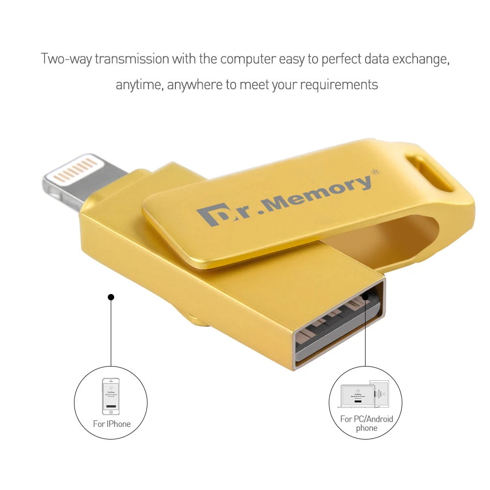 MFI usb flash drive 32gb pen drive 64GB memory disk 128gb i flash drive