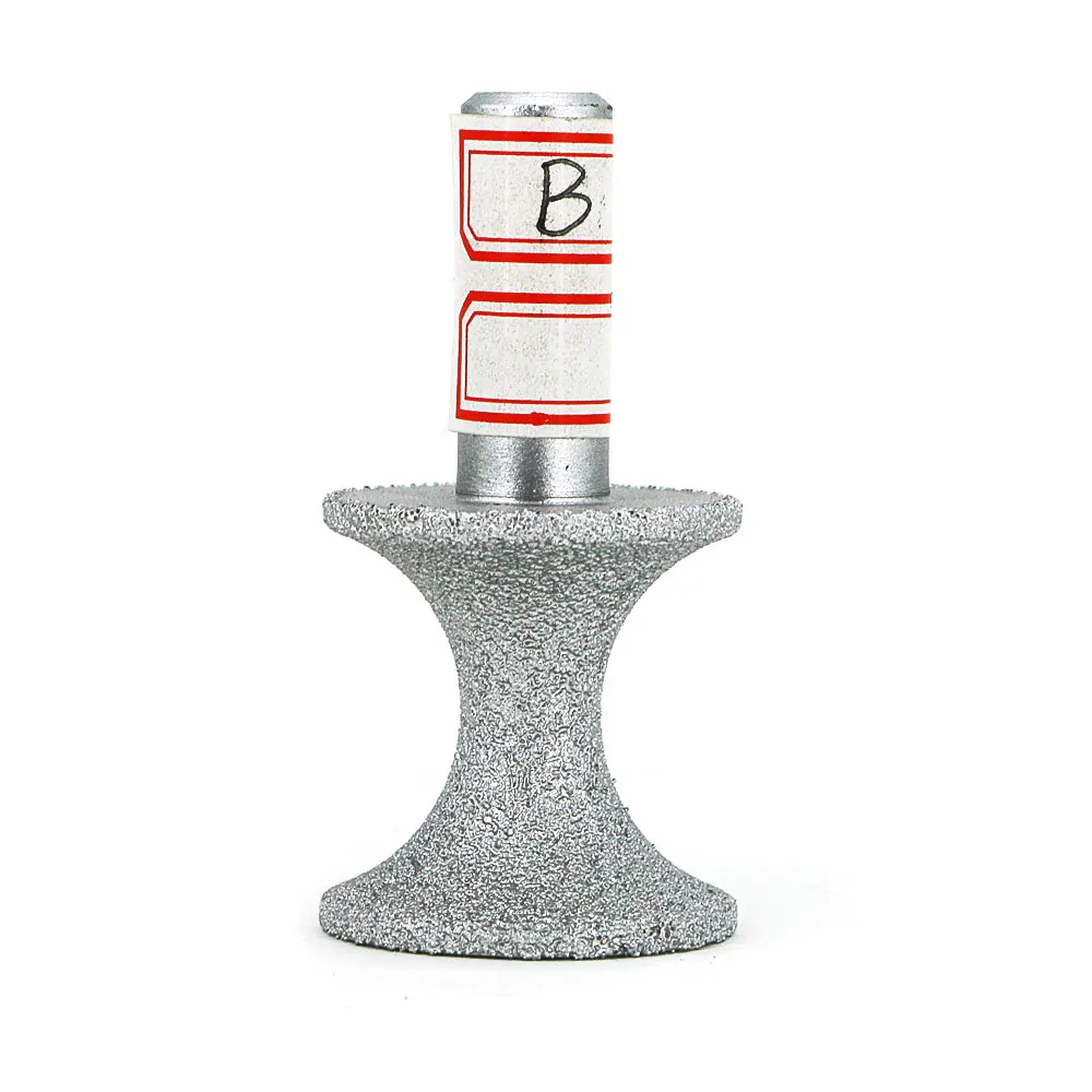 Brazed diamond semicircular stone trimming wheel B