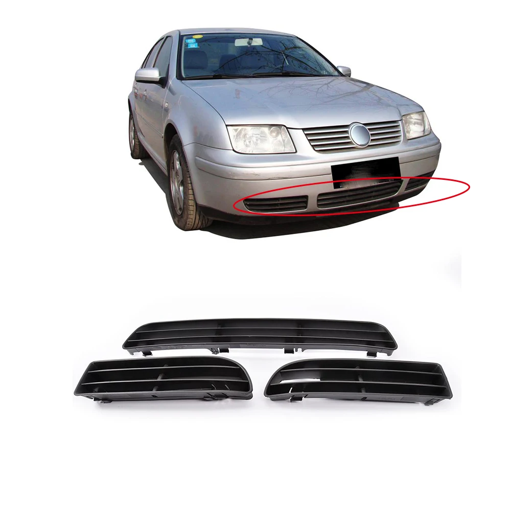 Сетчатая Маска бампер для Volkswagen VW Jetta Bora Golf 4 MK4 1999 2004 ABS 3 шт./компл.|air intake|intake airair intake