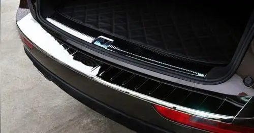 

stainless for Audi Q5 2013-2016 rear door sills plate trim moulding bar plate