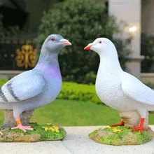 Смола голубь украшения сада Открытый Моделирование животных садовые статуэтки украшения дома интимные аксессуары