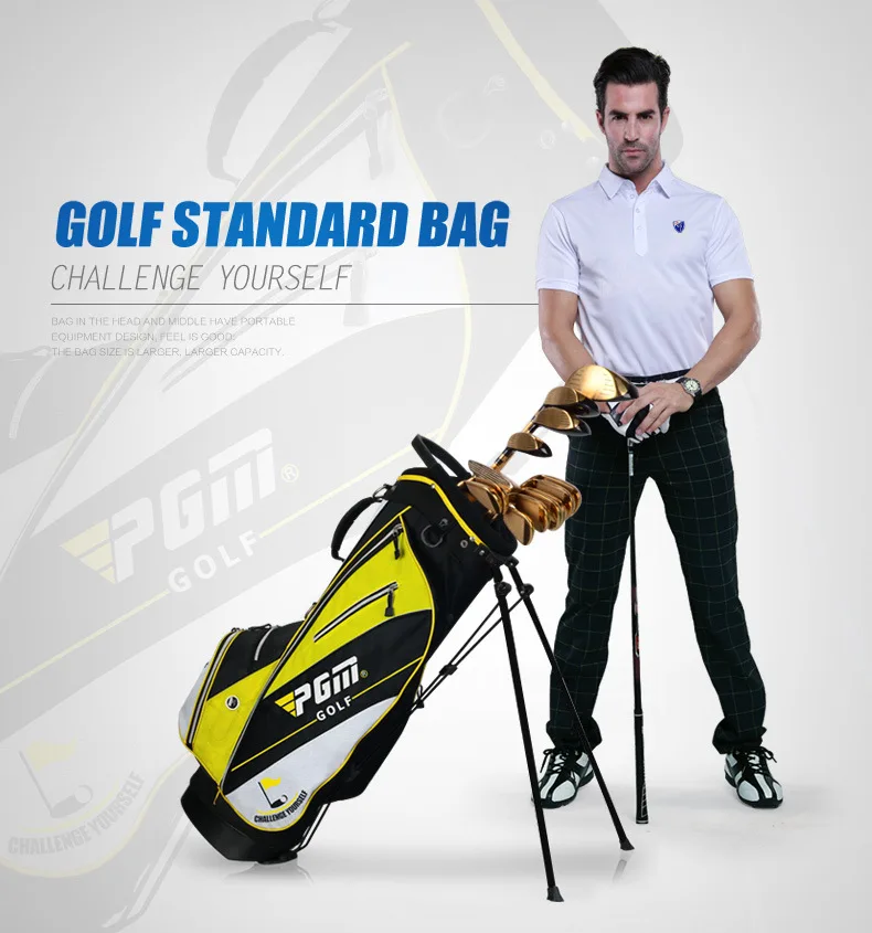 Производители Подгонянные PGM гольф стенд сумка для мужчин и женщин Стенд Портативный ультрапортативность издание