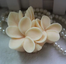silicone mold Handmade flowers soap mold food grade molds beautiful egg flowers With leaves shape soap
