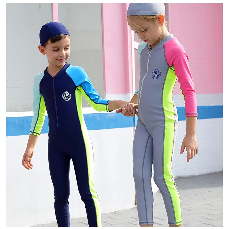 Sonne Schutz Badeanzug Kinder Jungen Bademode Kleidung Rash Guard 3pcs Mode Neu 