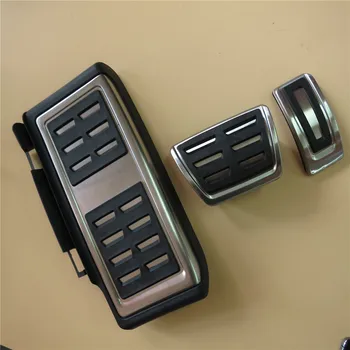 

DEE Car Accessories For VW Golf7 GOLF 7 Audi A3 Fuel Brake Foot Rest AT/MT Pedal Plate Non slip Accelerator Pads,Car Sticker