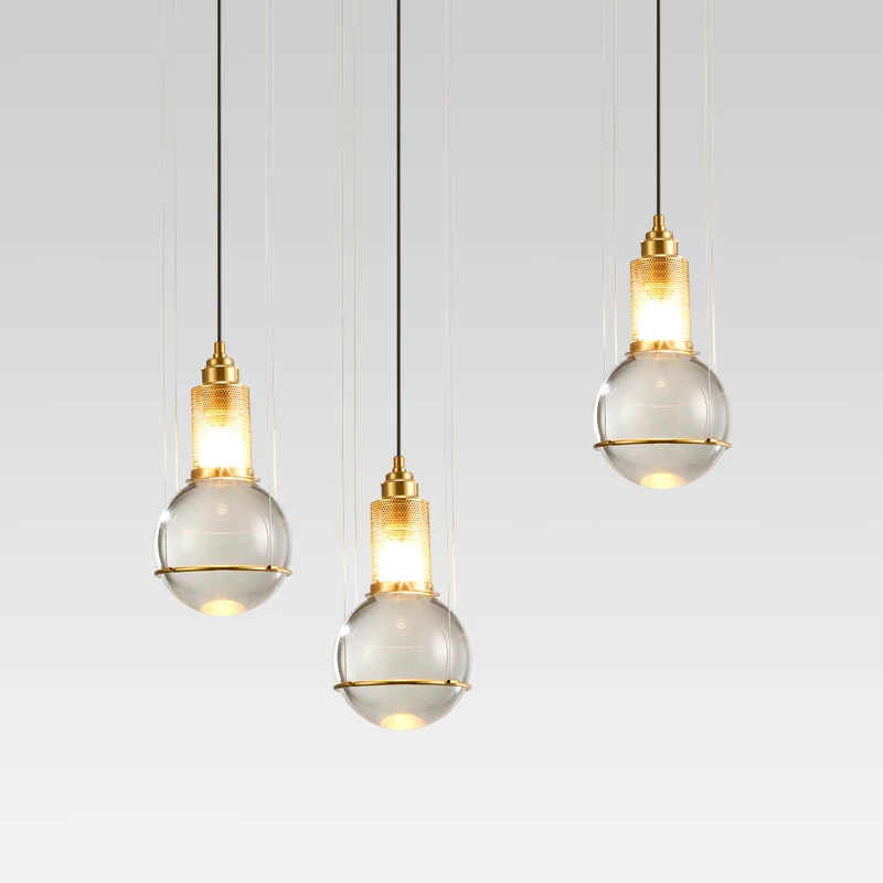 

Modern Pendant Lights Black Glass Ball Pendant Lamp Long Line Hanging Lamp For Kitchen Living Room Nordic Globe Light Fixtures