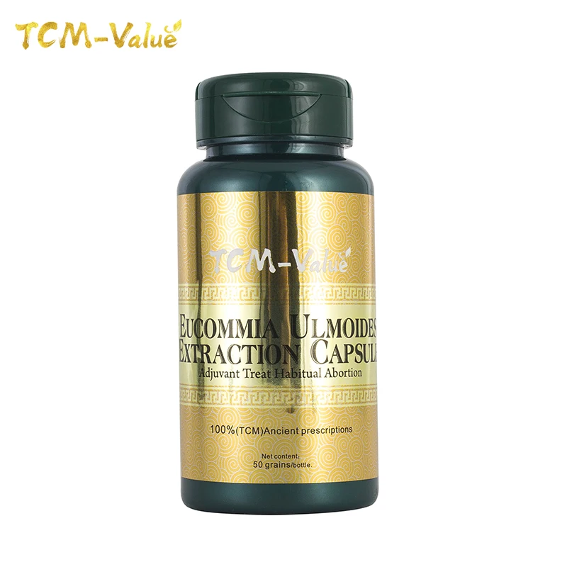 TCM-Value Eucommia Ulmoides Extraction Capsule, Adjuvant Treat Habitual Abortion, Cure Habitual abortion, uterine fibroids 50pcs