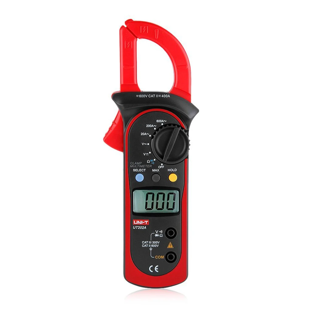 

UNI-T UT202A High Quality 600A Digital Clamp Meters Reliable Digital Clamp Multimeter Best For Measuring AC/DC Voltage AC Curr