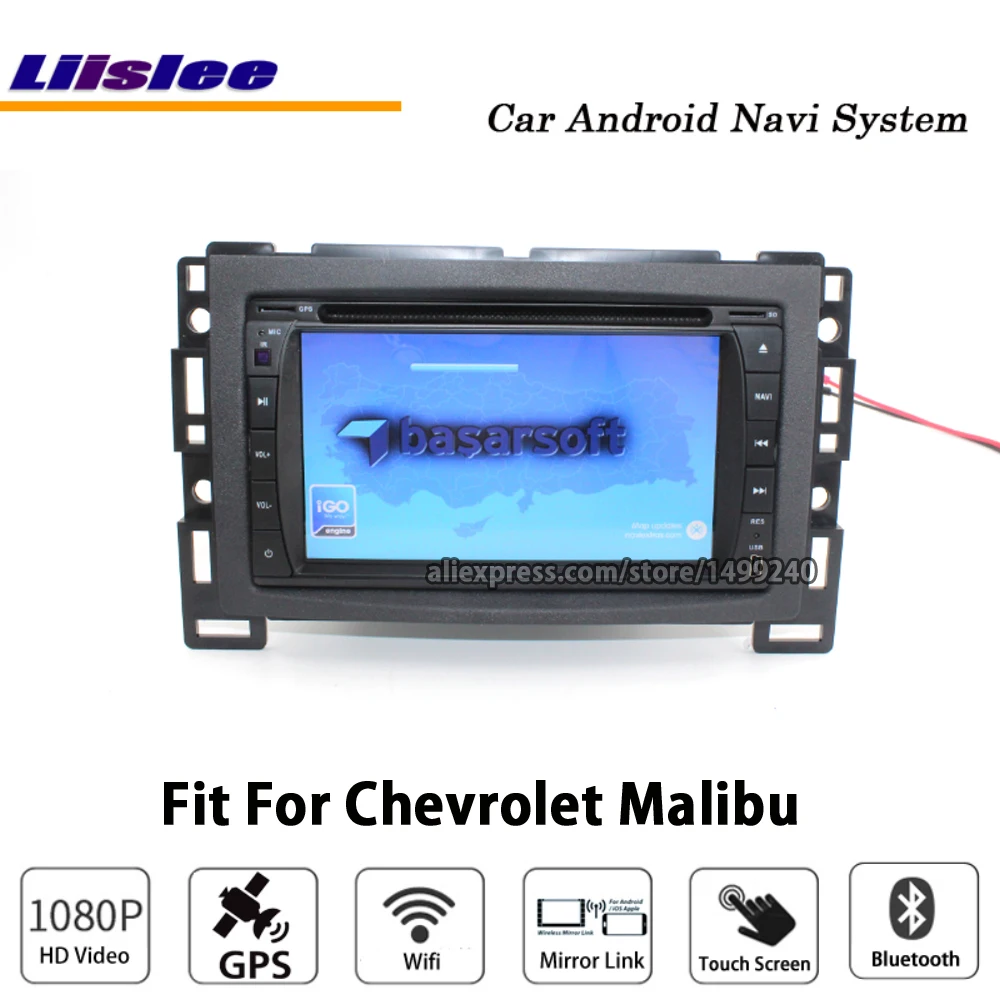 Liislee автомобильный Android 7,1 для Chevrolet Malibu 2004~ 2012 Стерео Радио DVD BT Carplay gps навигационная карта навигационная система Мультимедиа