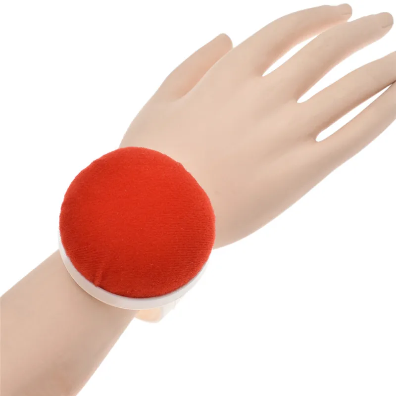 

1PC Needle Pin Cushion With Plastic Wrist DIY Sewing Tools Red Pincushions For Handmade Cross Stitch Drop Shipping