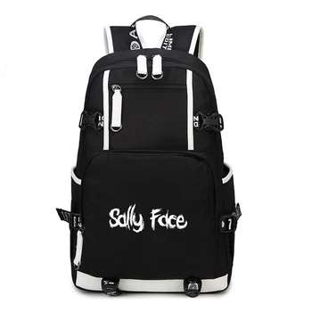 

Sally Face Cartoon Backpack Teenager Students School Bags Large Capacity Backpack Women Men Laptop Backpack Casual Travel Bags