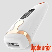 IPL эпилятор, постоянное лазерное удаление волос, ЖК-дисплей, 500000 импульсов, лазерный триммер для бикини, фотоэпилятор