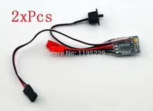 2xPcs 10A Brushed ESC Motor Speed Controller With Brake For 1/16-24 RC Car Boat