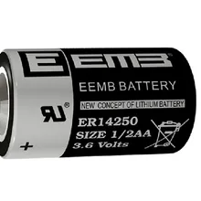 12 шт./лот EEMB ER14250 1/2AA 3.6V1200mAh литиевые батареи PLC батарея и т. Д