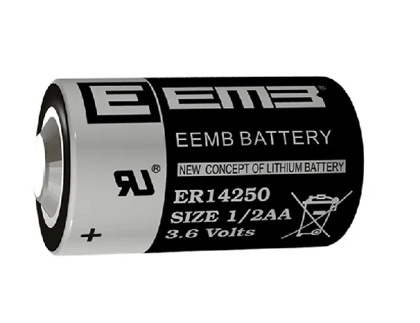 Бесплатная доставка 12 шт./лот новый EEMB ER14250 1/2AA 3 6 В мАч литиевые батареи PLC