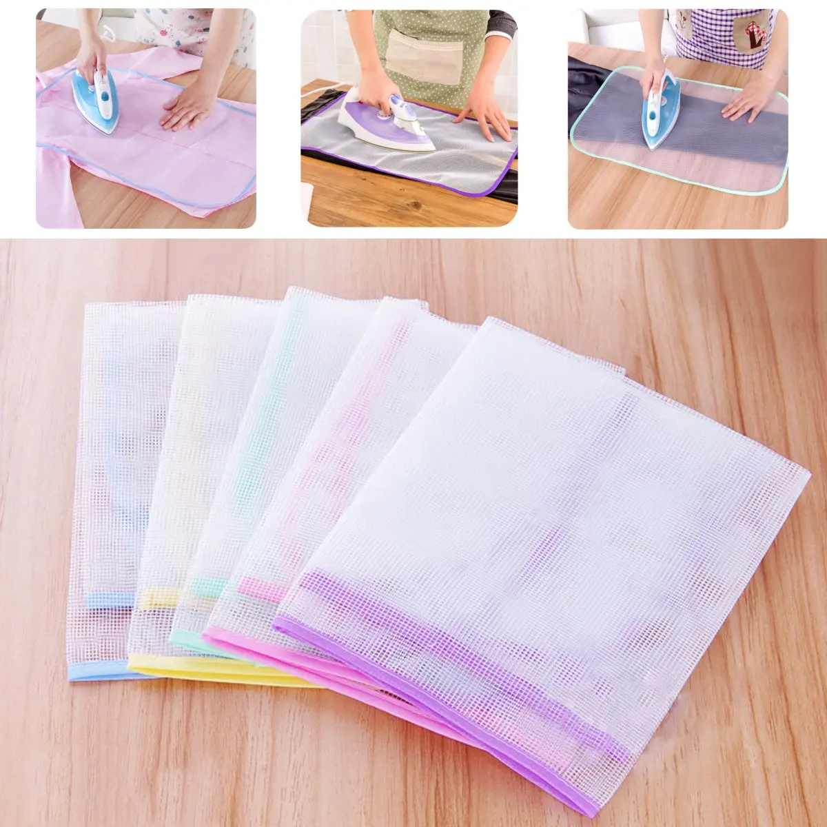 Protective Press Wire Mesh Ironing Delicate Garment Clothes Ironing Board Cover Mesh Cloth