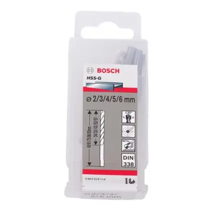 5 шт. оригинальные сверла Bosch высокоскоростные стальные электрический инструмент