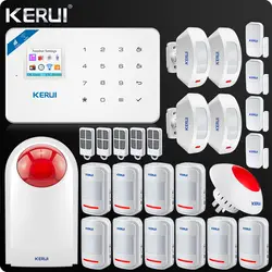 KERUI W18 WI-FI GSM SMS Главная охранной SystemCurtain движения Сенсор Беспроводной Flash сирена открытый