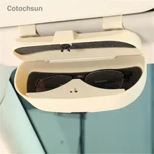 Автомобильный футляр для солнечных очков переносная застежка очки Футляры для очков хранение открытка-коробка Карманный солнцезащитный козырек Солнцезащитные очки автостайлинг