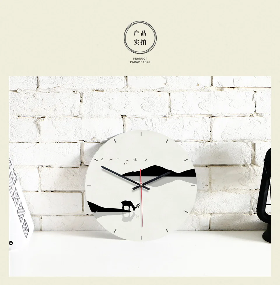 TUDA креативные гостиная модные настенные часы в европейском стиле Акриловые немой декоративные часы
